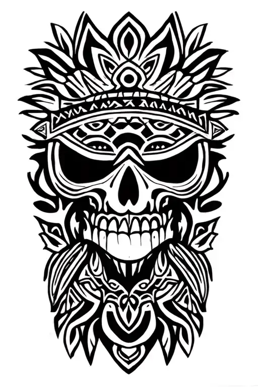 Filler azteca tribal patterns tattoo design idea