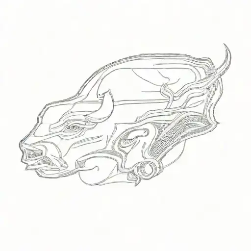 Chicago Bulls logo tattoo design idea