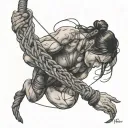 Shibari tattoo design idea