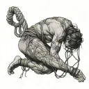 Shibari tattoo design idea