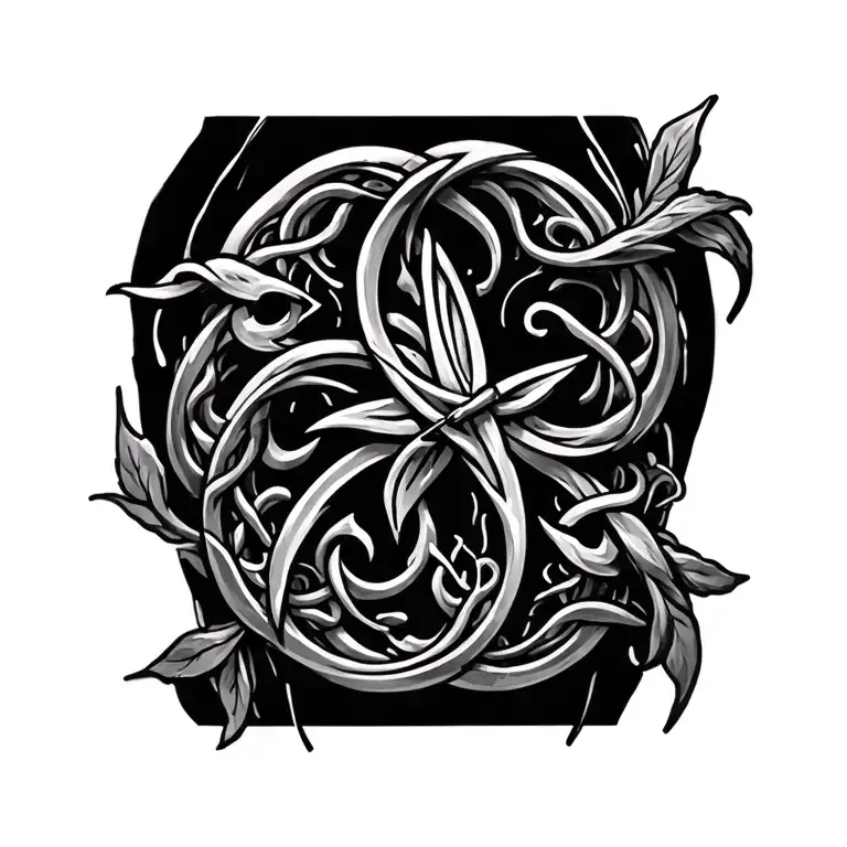 Celtic Vine watch band tattoo tattoo design idea