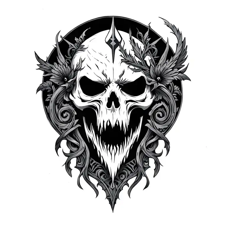 Nordic mythology tattoo design idea