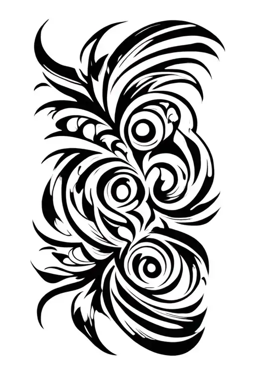 ornaments, cybersiglism tattoo design idea