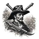 confederate tattoo design idea