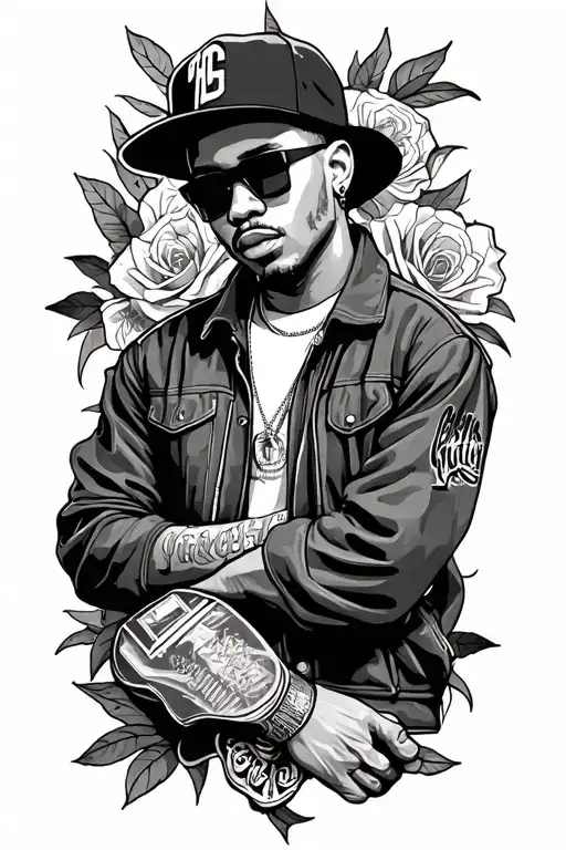 hip hop themed tattoo tattoo design idea