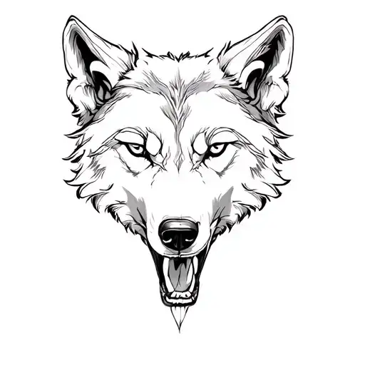 Roman wolf full body tattoo design idea