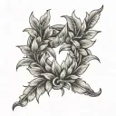 laurel wreath tattoo design idea