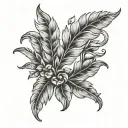 laurel wreath tattoo design idea