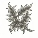 laurel wreath tattoo design idea
