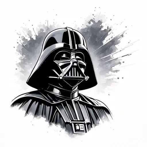 Vader tattoo design idea