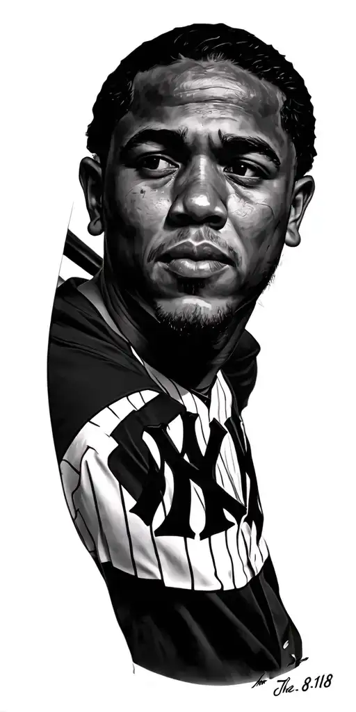 the pain that youve been feeling cant compare to the joy thats coming roman 8:18, baseball vibes, small yankees logo tattoo design idea