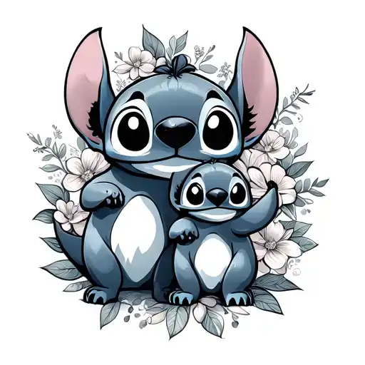 stich ohana means Family tattoo design idea