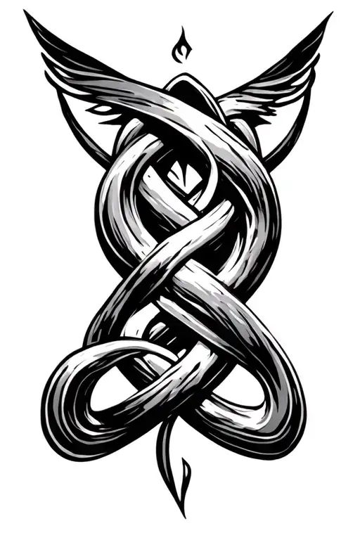Witches Knot cuff tattoo tattoo design idea