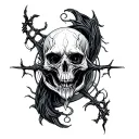 Web Of Wyrd tattoo design idea