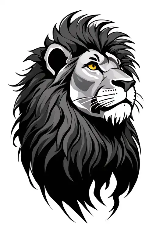 lion king tattoo design idea