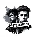 Arctic Monkeys tattoo design idea