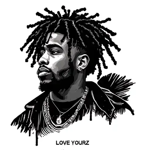 Love yourz j cole tattoo design idea