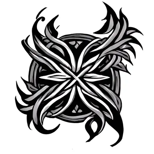 Filipino tribal and Celtic knot design incorporating tattoo design idea