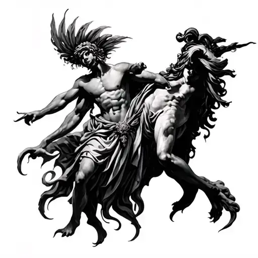 Icuras from Greek mythology tattoo design idea