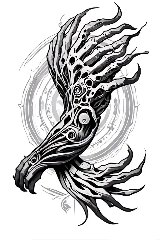 Biomech arm tattoo tattoo design idea