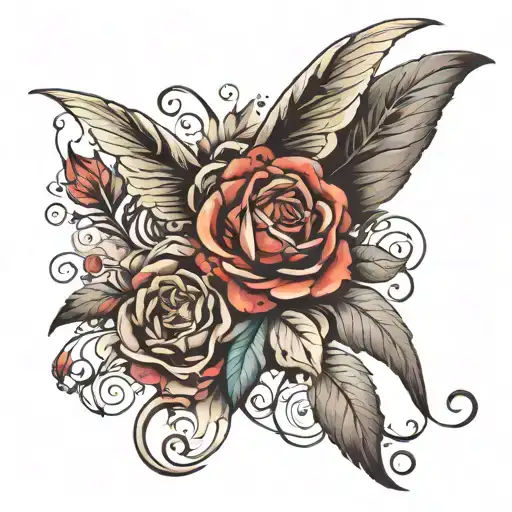 Renaud Sabrina Oceane Alban tattoo design idea