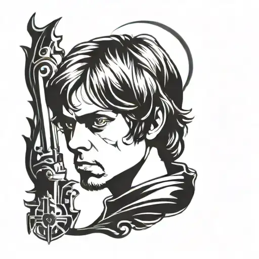 luke skywalker tattoo design idea