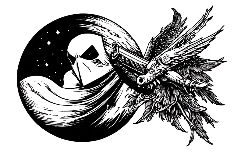 Moon Knight tattoo design idea