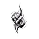 Coverup Abstract Patterns tattoo design idea