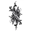 Coverup Abstract Patterns tattoo design idea