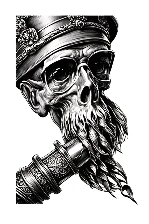 A highly detailed, 3D-realistic black-ink tattoo of a Castroviejo needle holder. subtle depth to create a lifelike metal tattoo design idea