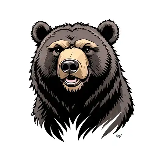 Koda de Brother Bear tattoo design idea