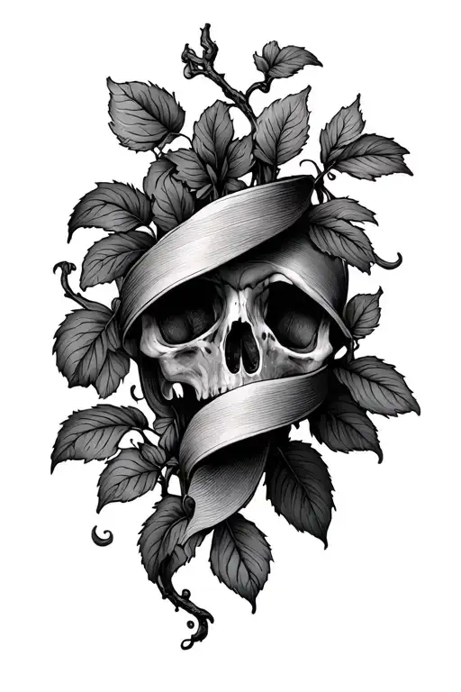 vine thin long with 224 incorporated tattoo design idea