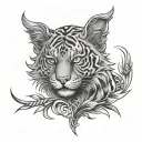 Central Cee tattoo design idea