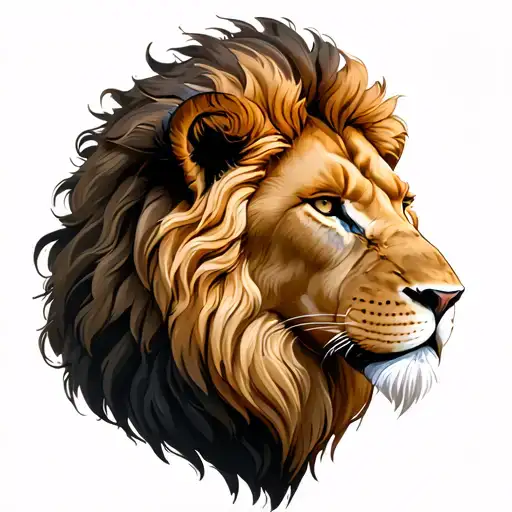 Aslan tattoo design idea