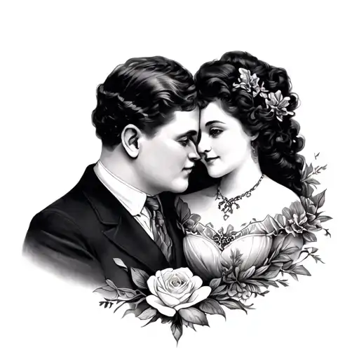 rip Mum and Dad tattoo design idea