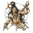 shiva tattoo tattoo design idea