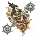 shiva tattoo tattoo design idea