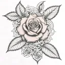 i want a realistic tattoo design rose like the ones showen here with black and white the throns must be visiblebelosrose tattoo design idea
