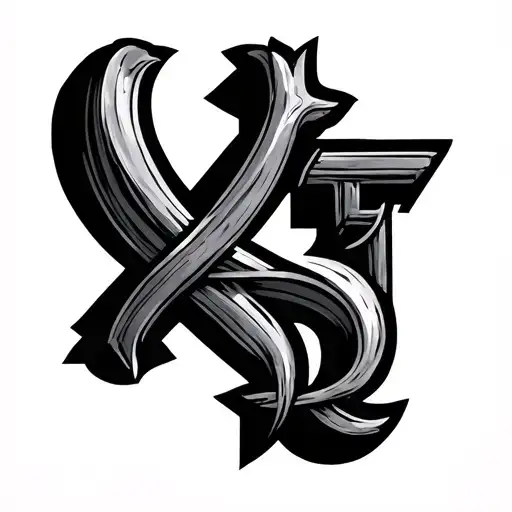 Greek Numbers tattoo design idea