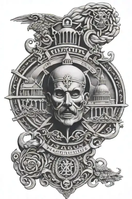 anti government tattoo design idea