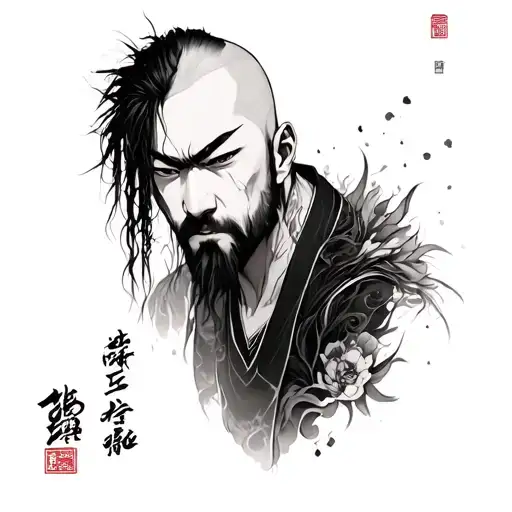 Toji Fushiguro tattoo design idea