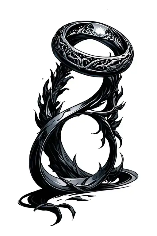 Malenia elden ring tattoo design idea