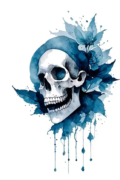 mixing up dark fantasy, ribs (bones), gothic themes in different tattoo styles  tattoo design idea