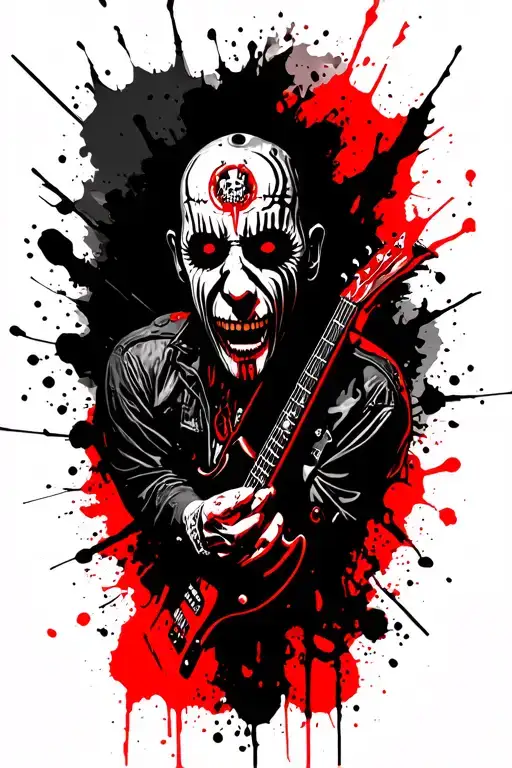 Conzert Tickets ftom the Band Slipknot, Papa Roach, Disturbed, Godsmack, Metaliica, ACDC tattoo design idea