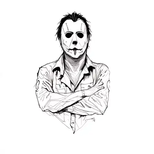 michael myers tattoo design idea