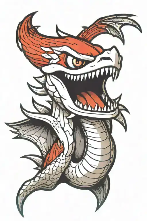 lugia pokemon close up face classic design angry expression tattoo design idea