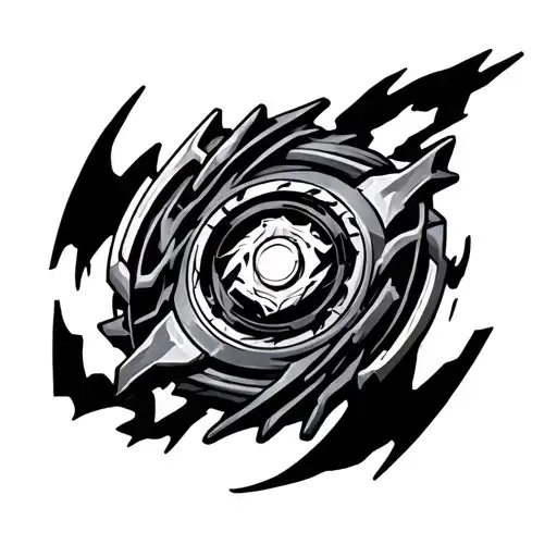 Beyblade tattoo design idea