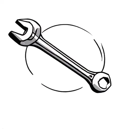 Turbocharger and spanner's tattoo design idea