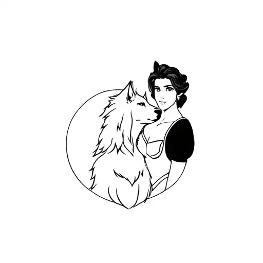 the wolf among us, Bigby and snow white tattoo design idea