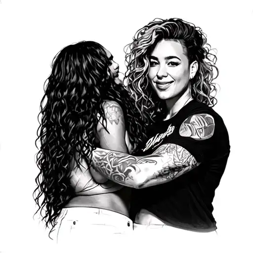 The hottest lesbian who is a man in a Colorado Walmart  tattoo design idea